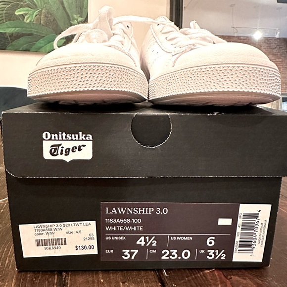 BRAND NEW - Onitsuka Tiger white sneakers Lawnship 3.0 - Picture 5 of 6